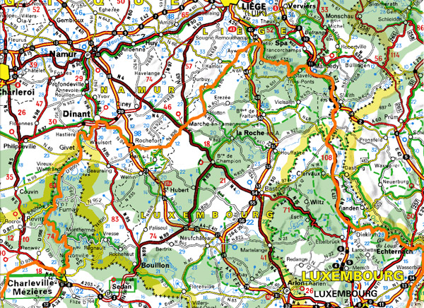 Dtail itinraire Ardennes